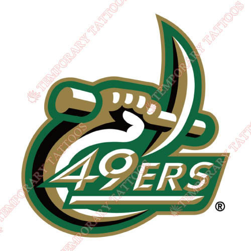 Charlotte 49ers Customize Temporary Tattoos Stickers NO.4130